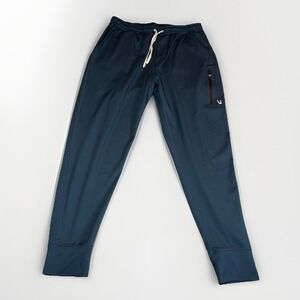 Vuori Pants Mens Large Green Sunday Performance Jogger Zip Pockets V416